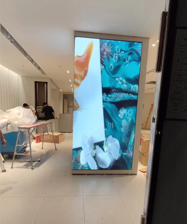 乌达商场门店转角LED显示屏